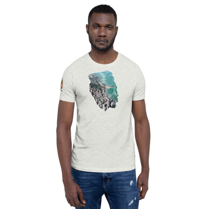 Big Larko on the Beach in Chi Town  Unisex t-shirt