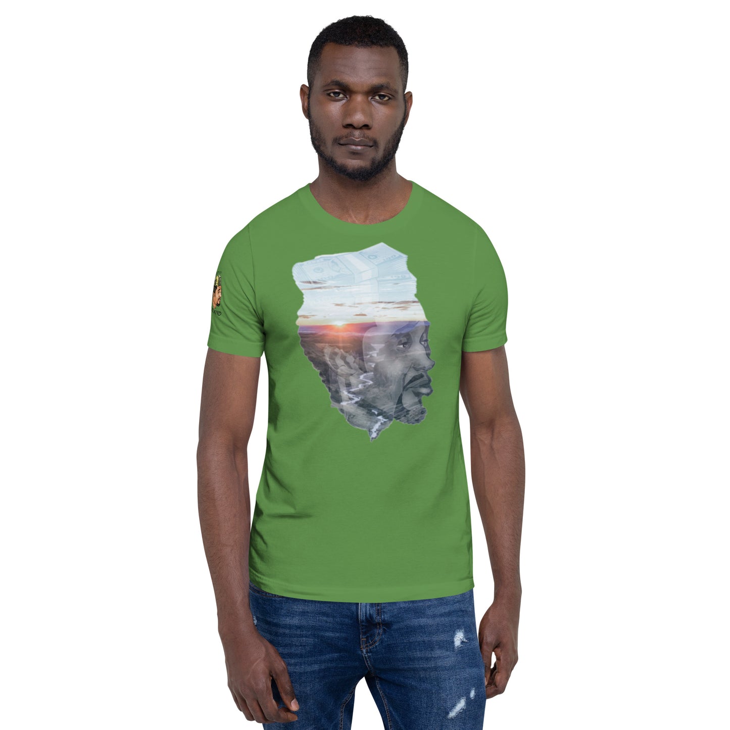 Big Larko enjoying the sunset Unisex t-shirt