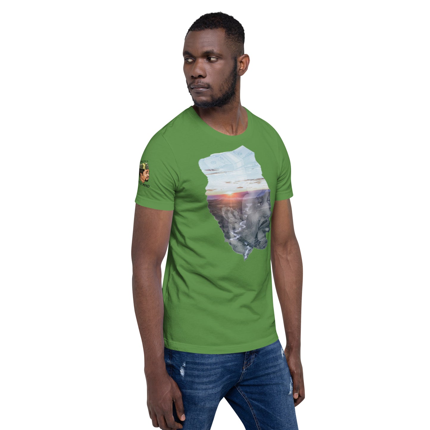 Big Larko enjoying the sunset Unisex t-shirt