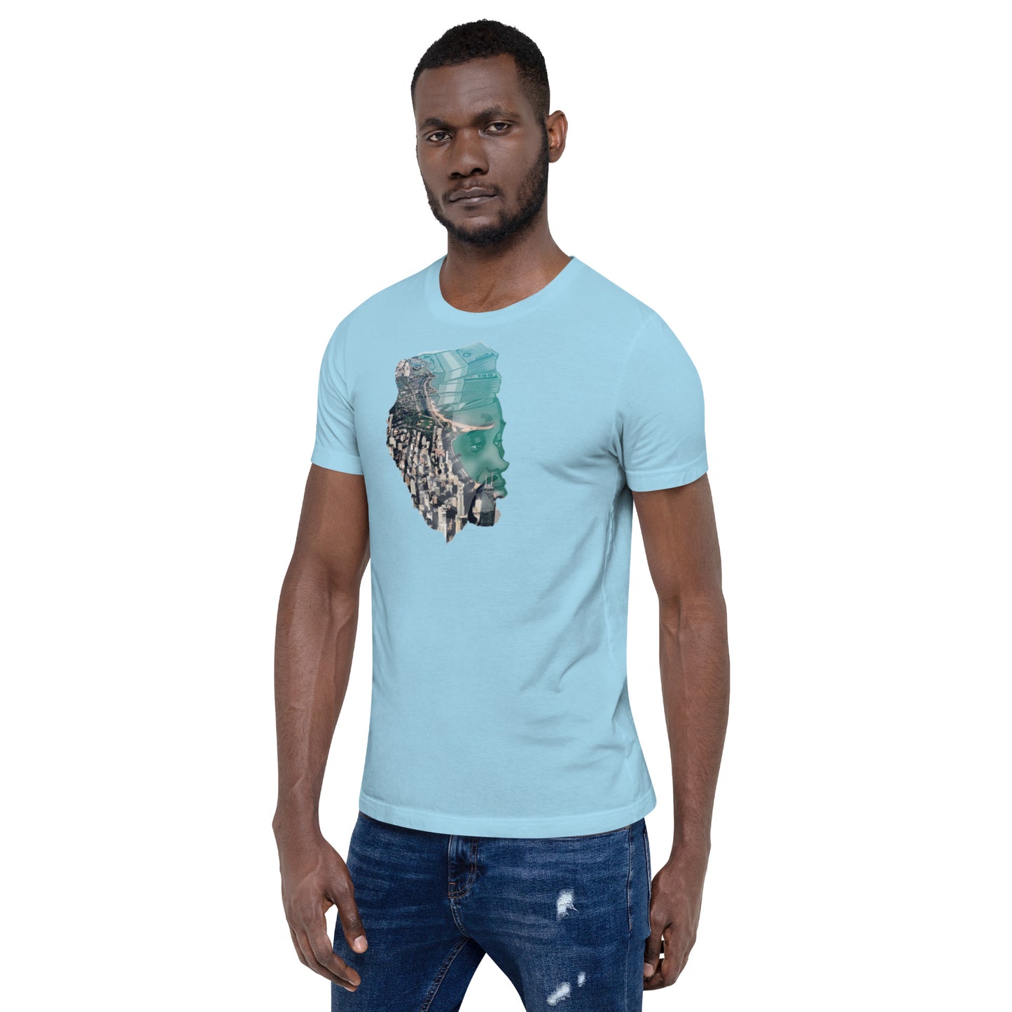 Big Larko on the Beach in Chi Town  Unisex t-shirt