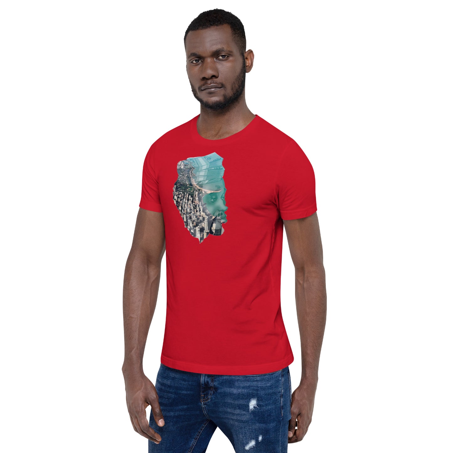 Big Larko on the Beach in Chi Town  Unisex t-shirt